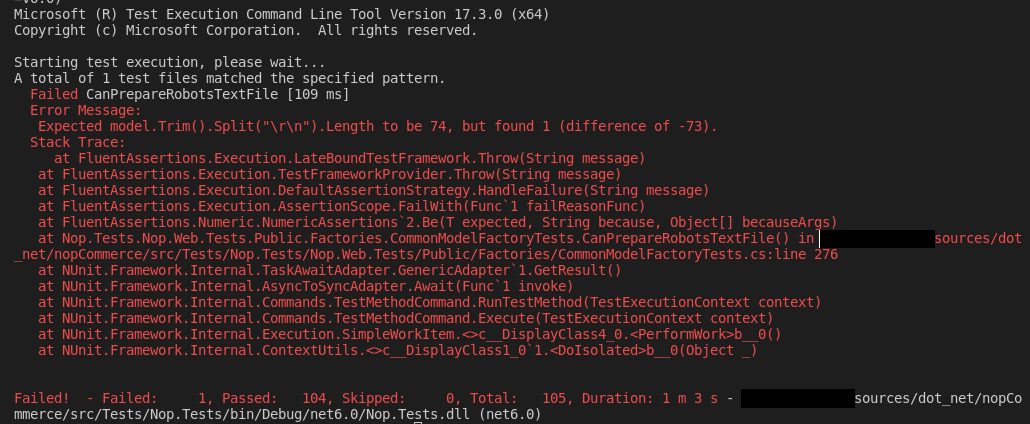 Test broken on linux OSs · Issue #6370 · nopSolutions/nopCommerce · GitHub