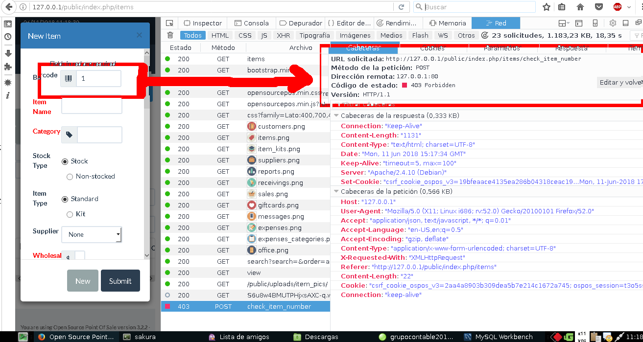Release 3.2.2 still with mayor csrf error 403 at register items · Issue ...
