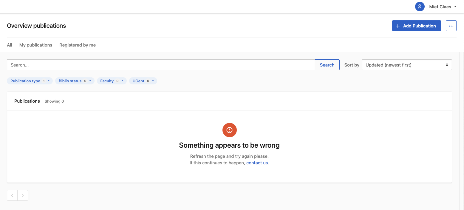 Blank states: error · Issue #549 · ugent-library/biblio-backoffice · GitHub