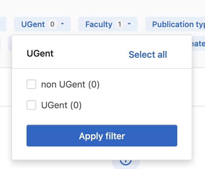 Filter List Inactive {filters} Make contrast between active, inactive, enabled an disabled ...