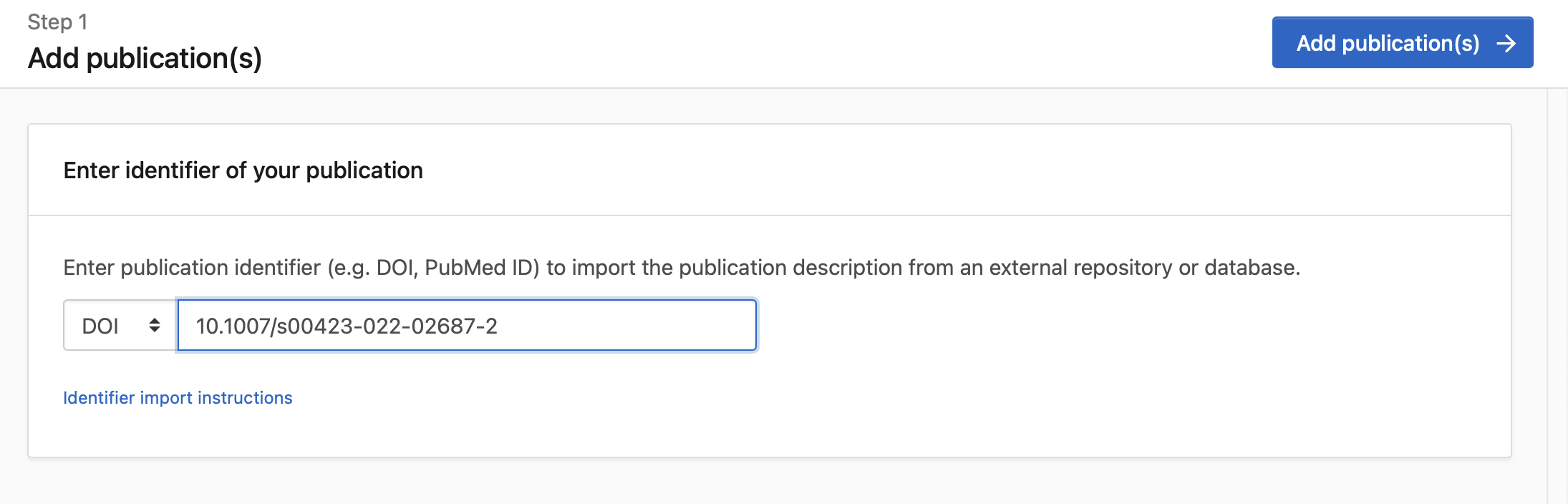 DOI import fails, leaves blank screen for 2 DOIs · Issue #1035 · ugent ...
