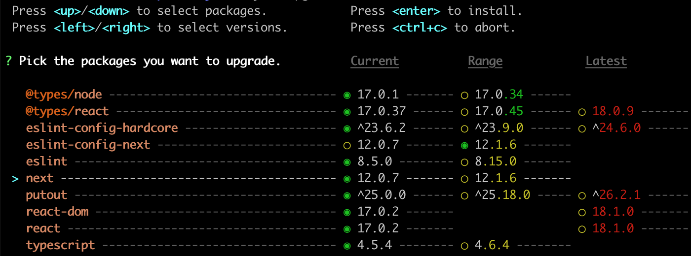 [Feature] Add support of Vim hot keys in `upgradeinteractive` · Issue