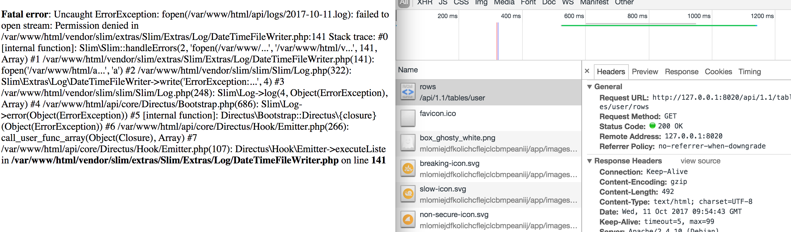 Return HTTP 500 when logfile can't be written · Issue #1881 · directus ...