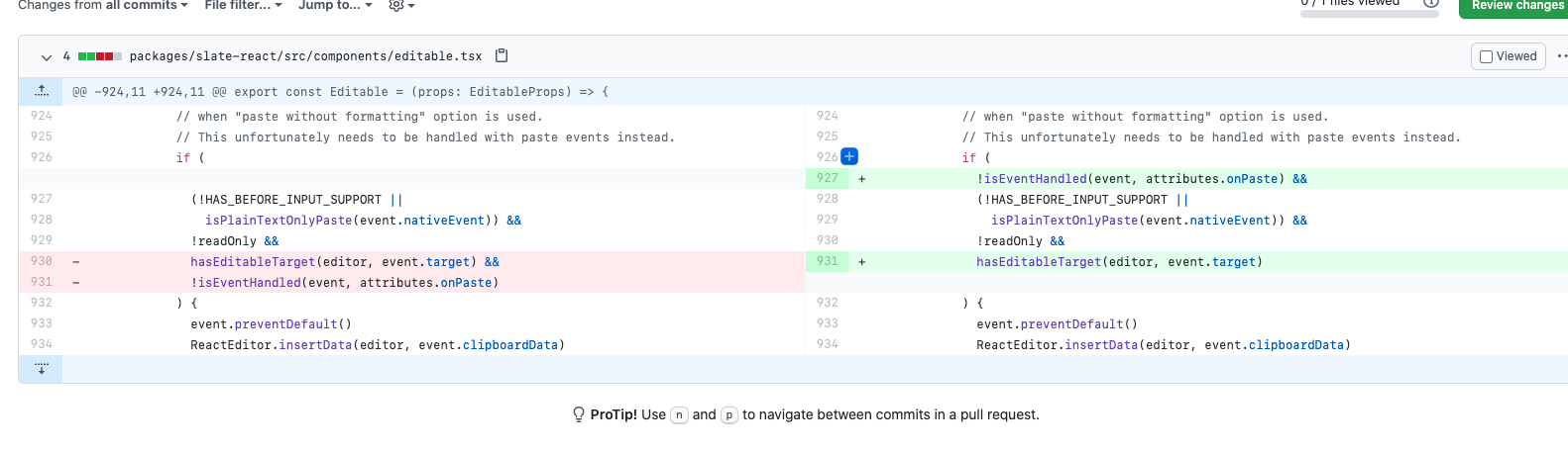 Slate doesn't check if the node pasted into is a Slate (editable) node ...