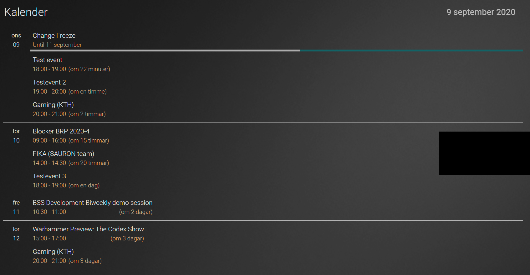 Support prioritizing events based on start time rather than calendar ...