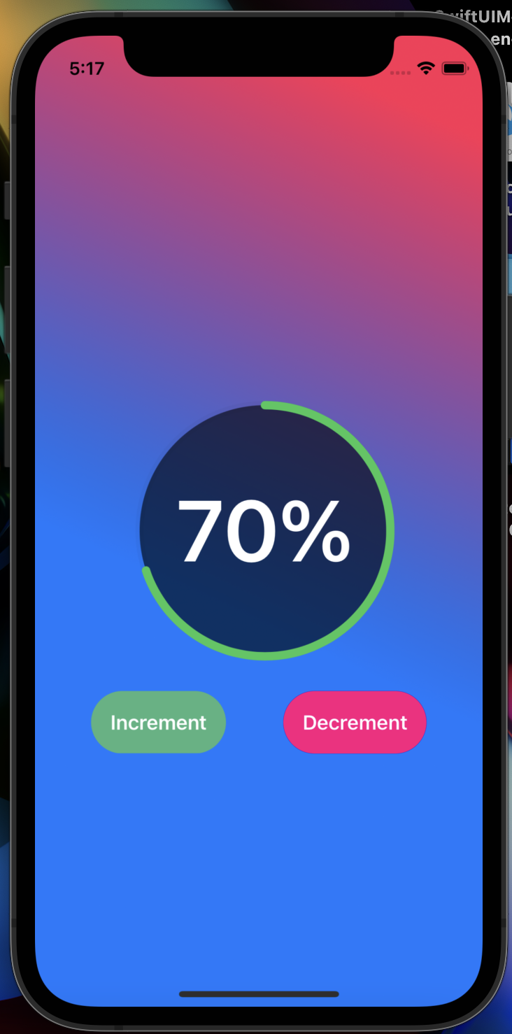 GitHub - moradtfc/SwiftProgressCircleBar: Progress Circle Bar to rate ...