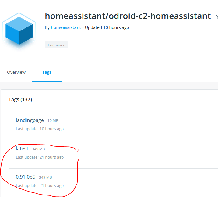 Docker image homeassistant/raspberrypi3-homeassistant and others are ...