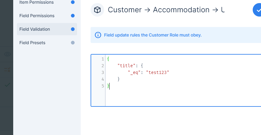 Field Validation in Role Permission not working · Issue #2915 ...