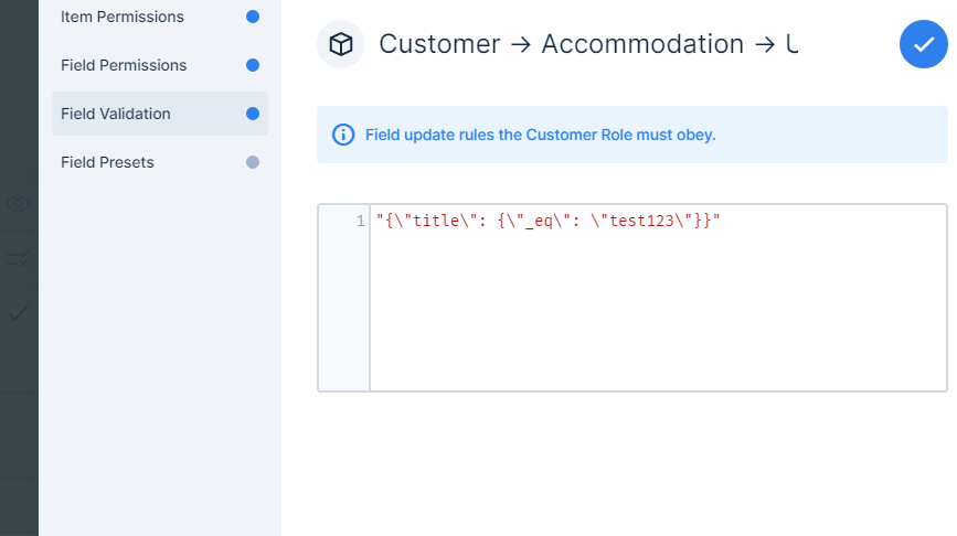 Field Validation in Role Permission not working · Issue #2915 ...