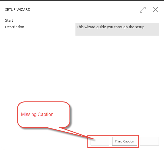 No Button Caption on NavigatePage for footer actions · Issue #794 ...