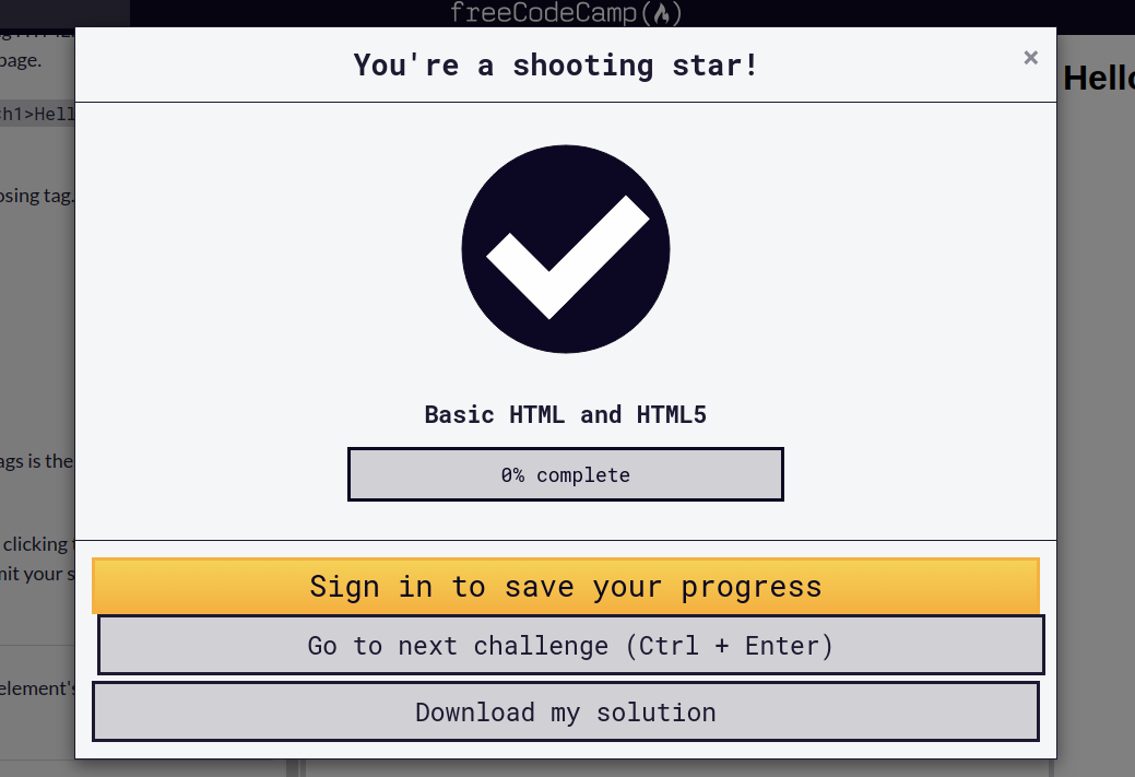 Display issue with completion modal · Issue #39476 · freeCodeCamp ...