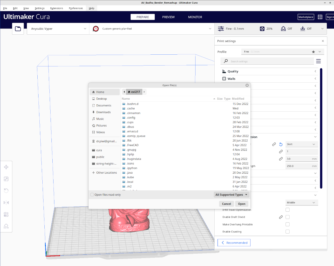 Cura does not remember the path it opened a file from · Issue #14187 ...