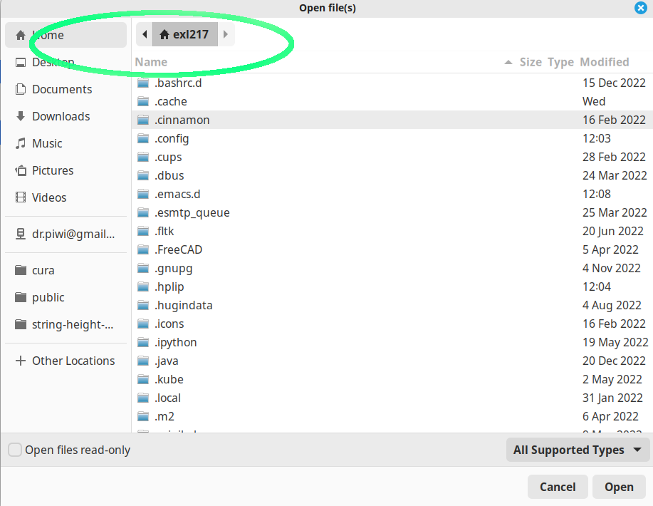 Cura does not remember the path it opened a file from · Issue #14187 ...