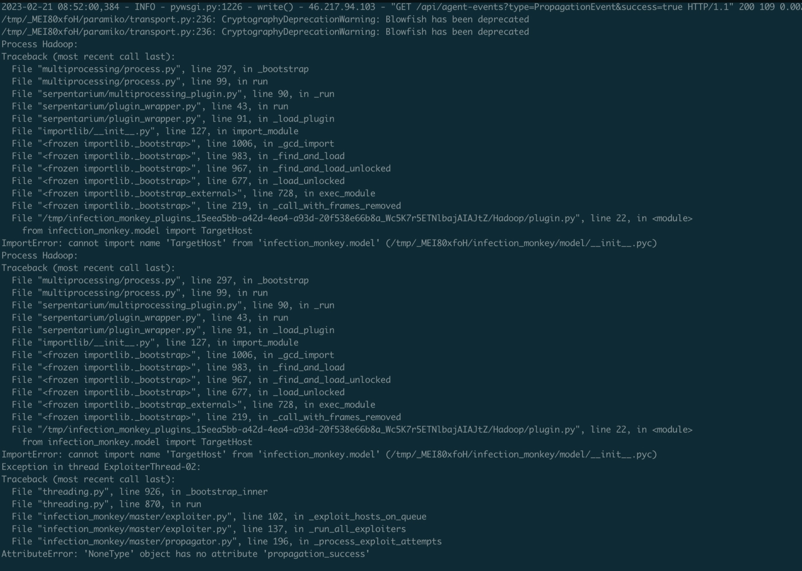 Improve exception handling in Agent's propagator · Issue #2992 ...