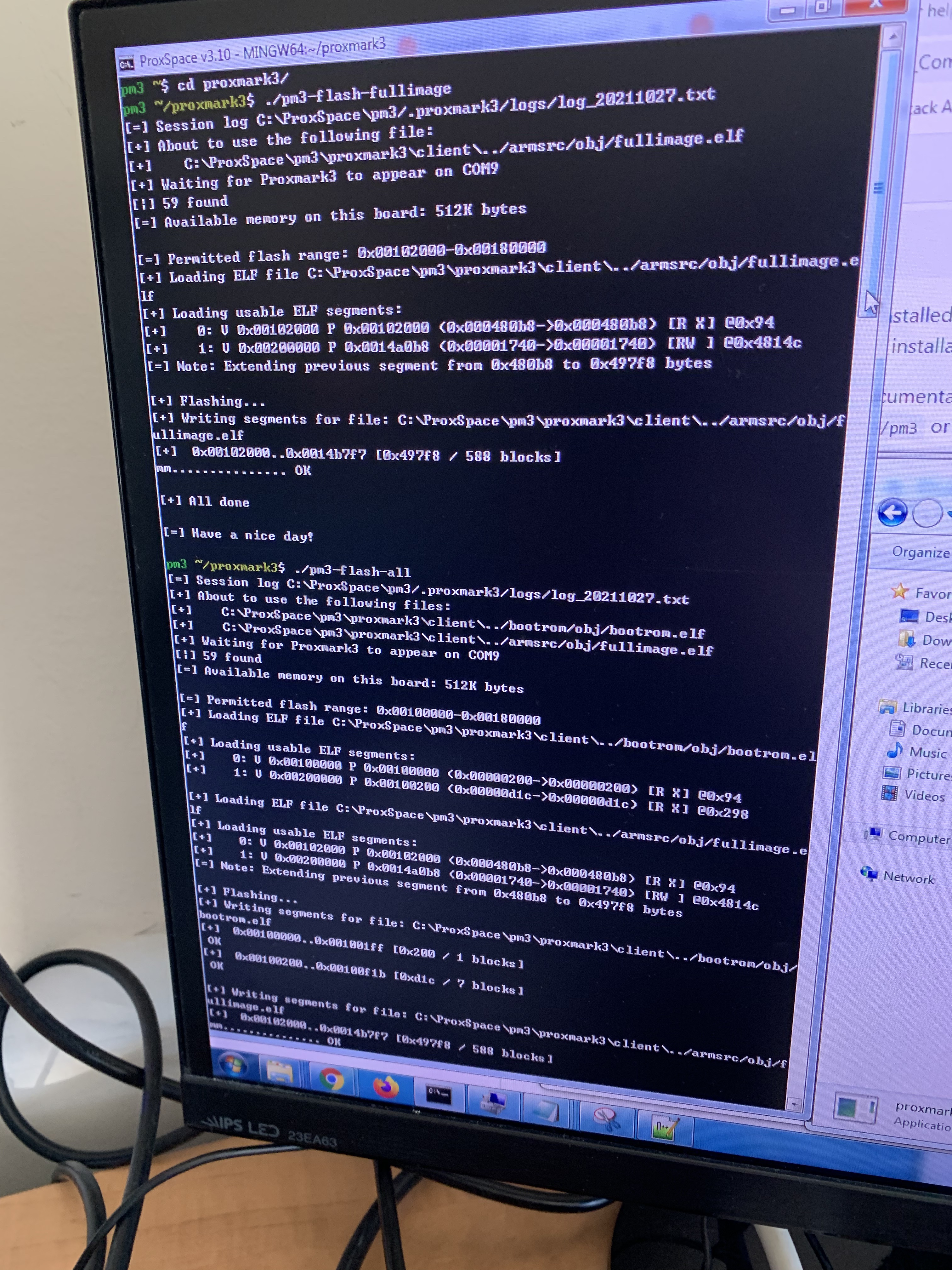 flashing problem. · Issue #1527 · RfidResearchGroup/proxmark3