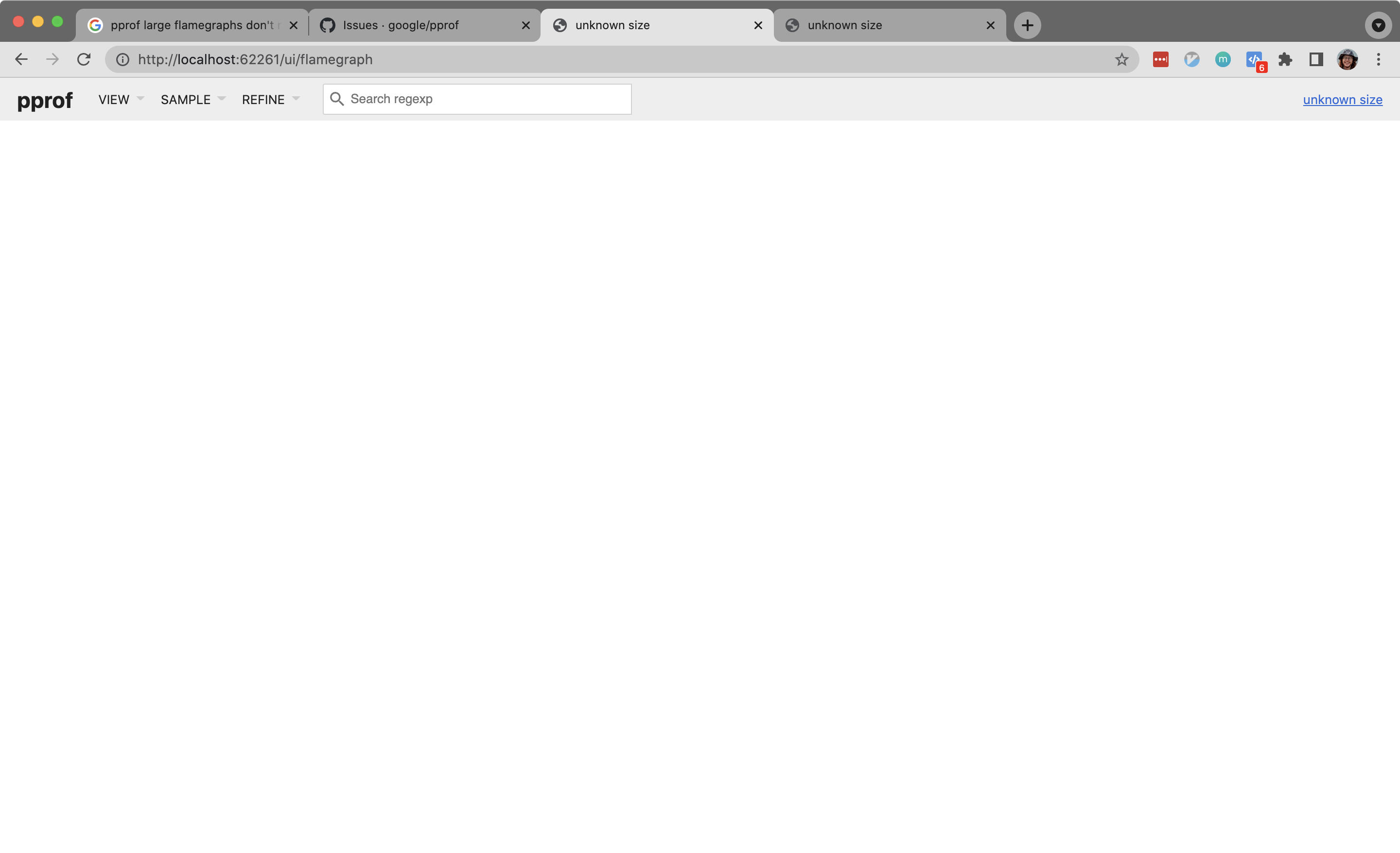 Sometimes very large flamegraphs don't render · Issue #663 · google ...