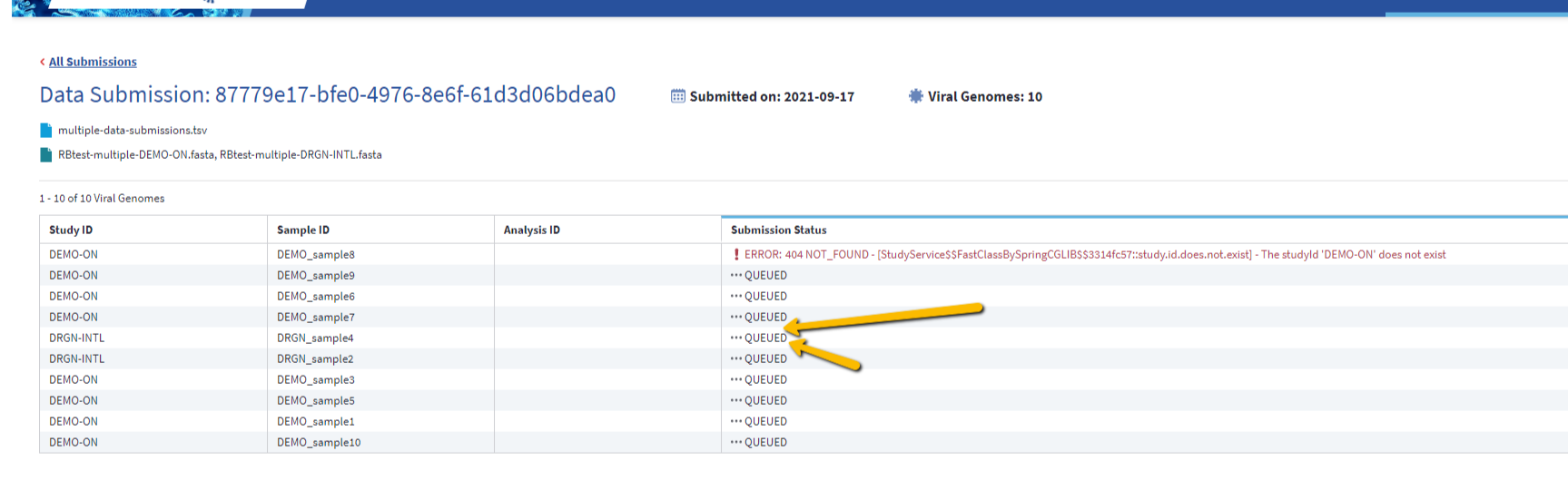 Race condition on Internal Server errors · Issue #105 · virusseq/portal ...