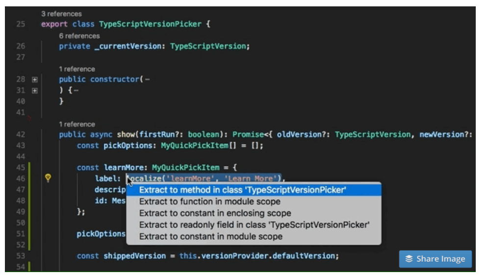 refactoring: context menu and refactor in project · Issue #9666 ...