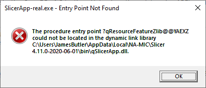 Unable to start 4.11.0-2020-06-01 on Windows · Issue #4957 · Slicer ...