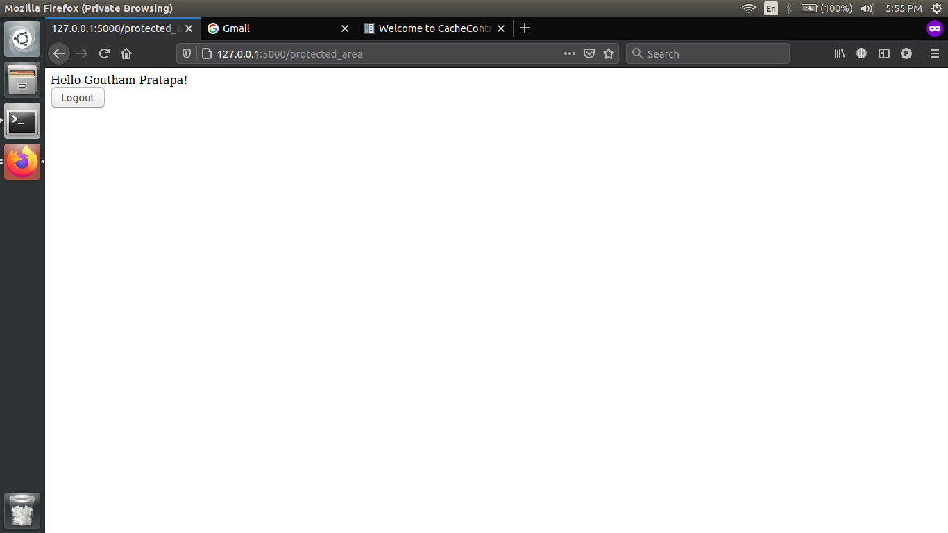 logout