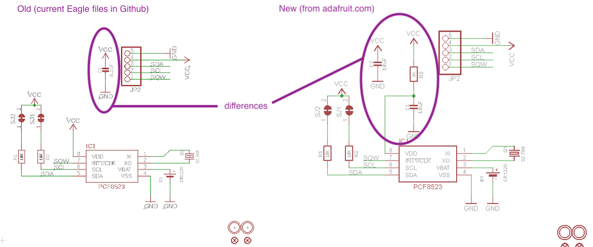 Eagle files out of date with current design · Issue 1 · adafruit