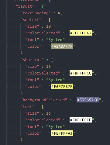 8-digit hex colors are displayed incorrectly in HTML files · Issue #391 ...