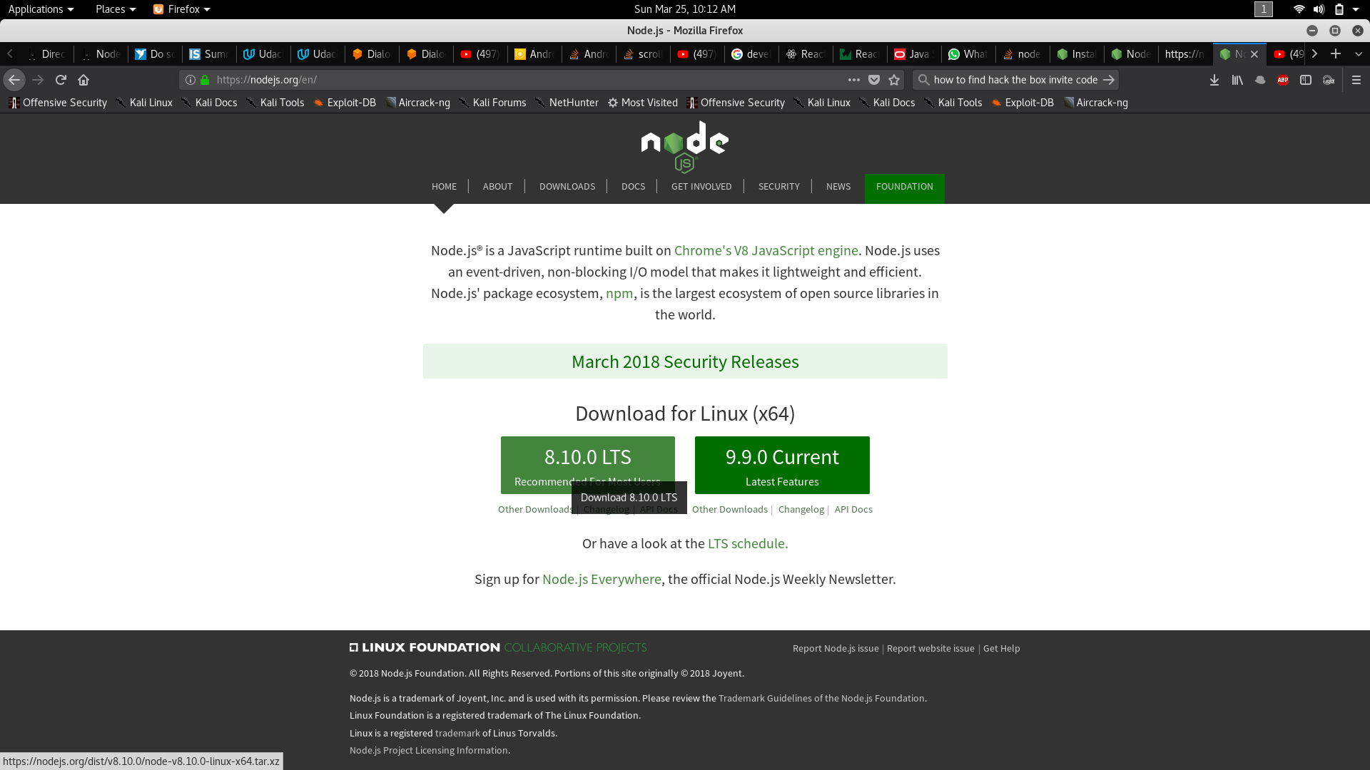 Download link on Home page is not working · Issue #1601 · nodejs/nodejs ...