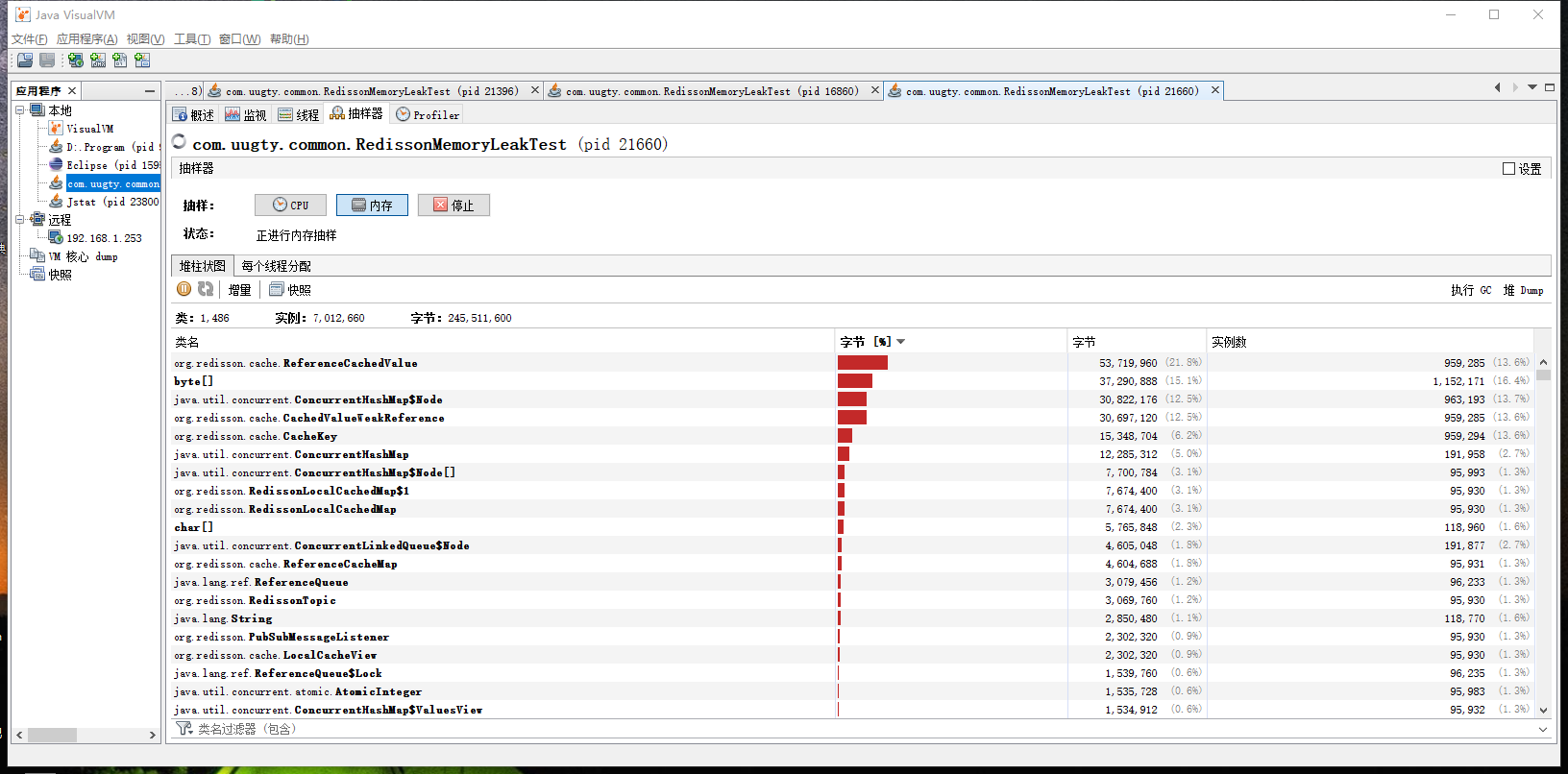 memory leak in getLocalCachedMap, redisson version : 3.10.3 · Issue ...