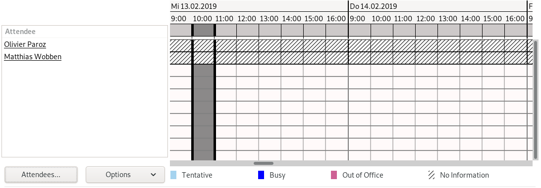 free/busy doesn't work with Evolution and Outlook · Issue #1113 · nextcloud/ calendar · GitHub