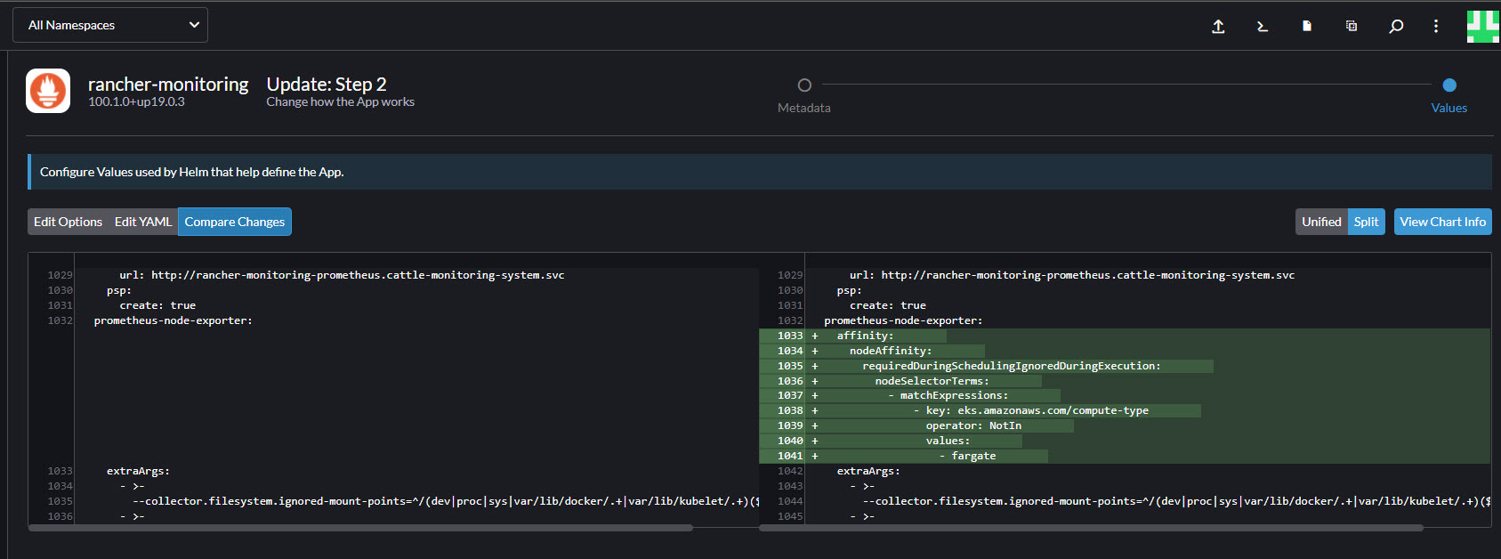 rancher-monitoring is not updated when upgrade. · Issue #36322 ...