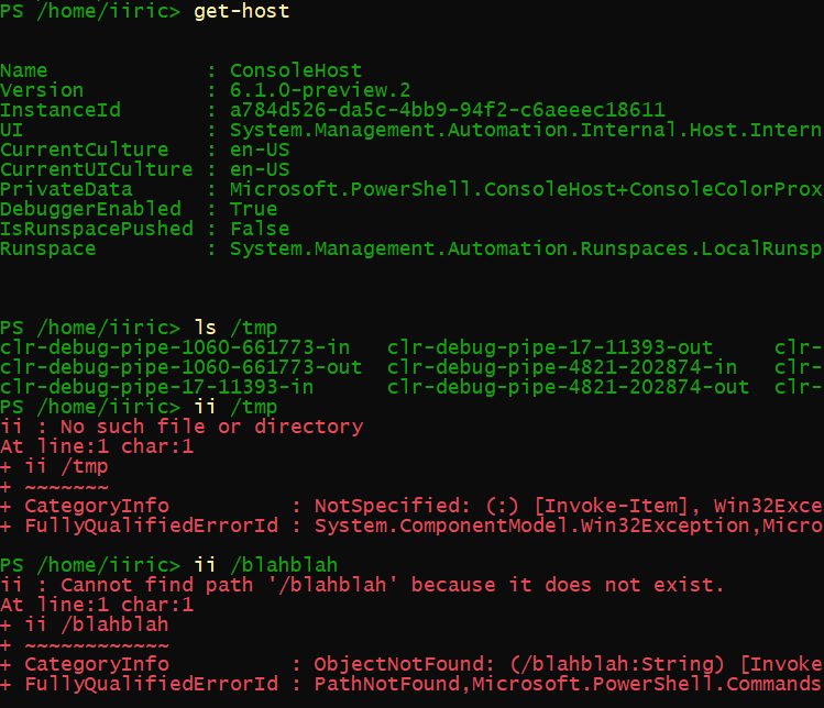 Invoke-Item /tmp fails on Debian with strange errors · Issue #6827 ...