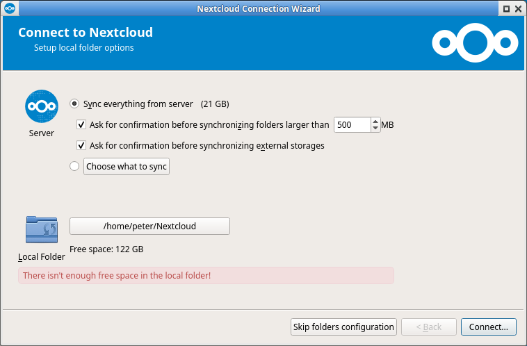 Bogus free sp · Issue #1500 · nextcloud/desktop · GitHub