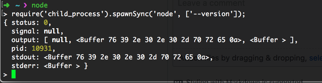 child_process.spawnSync() not return anything. · Issue #728 · nodejs ...