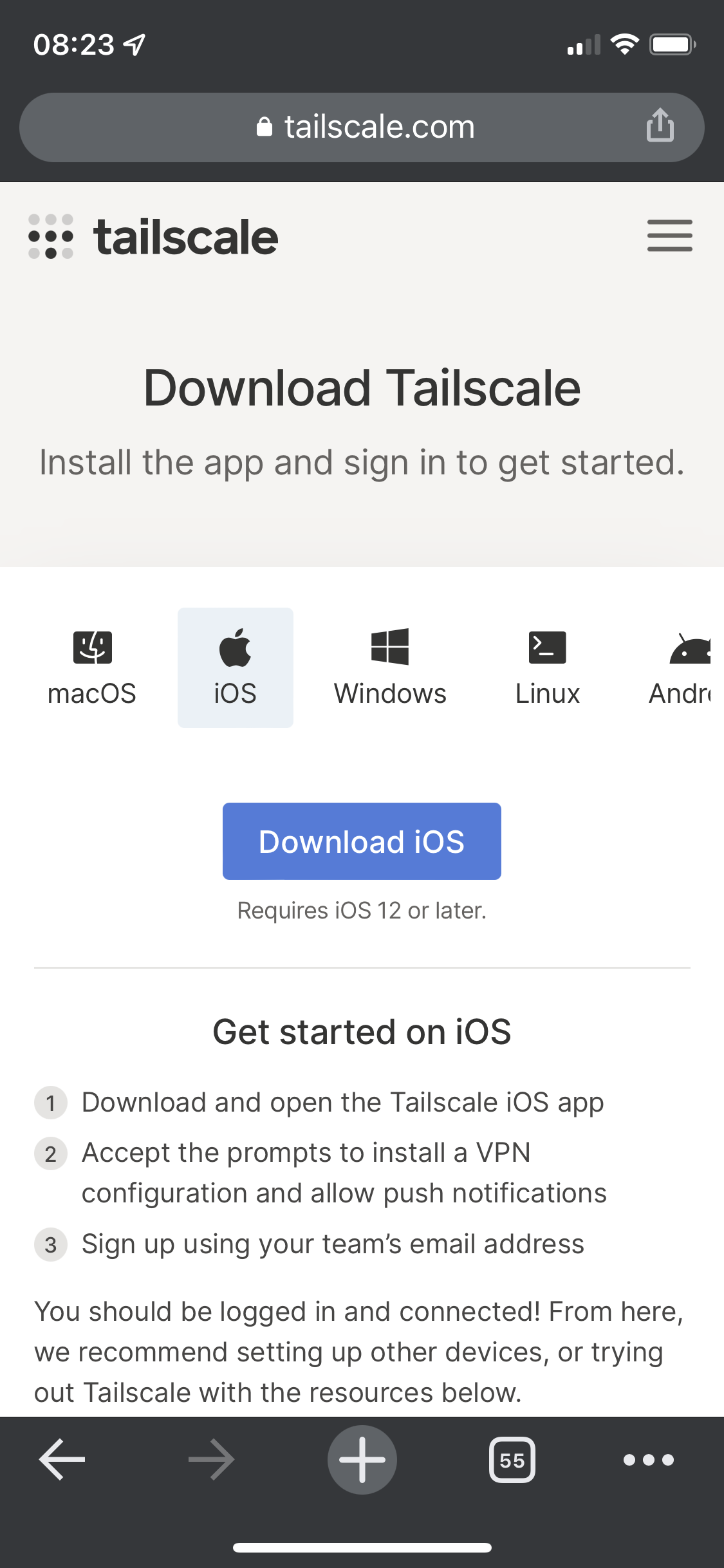 FR: Mobile-friendly web view of /download page · Issue #4041 ...