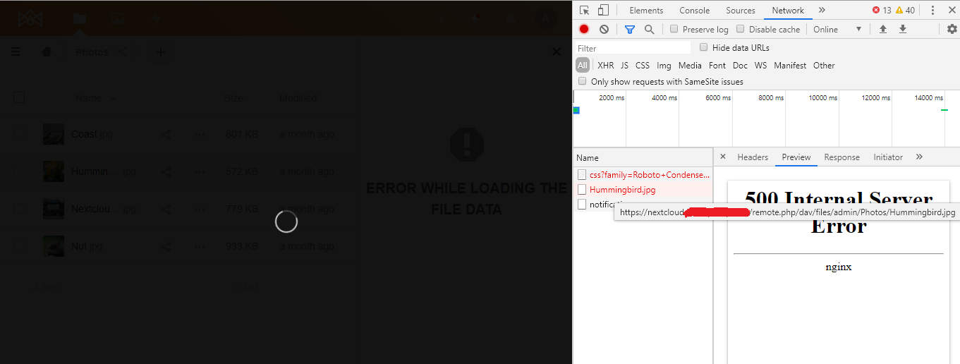 Nextcloud 18.0.2 could NOT get image preview screen · Issue #259 ...