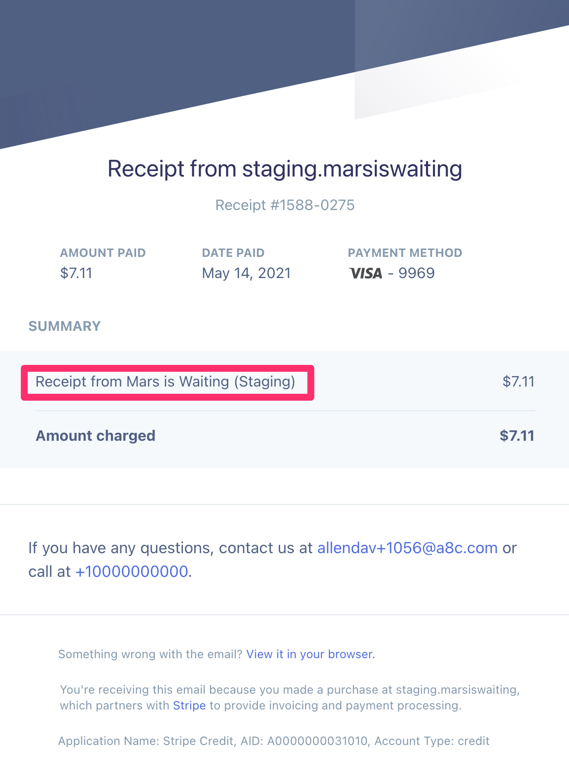 receipt