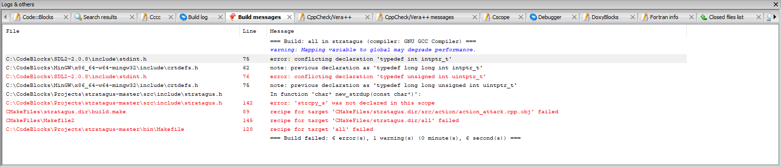 code::blocks and stratagus · Issue #235 · Wargus/stratagus · GitHub
