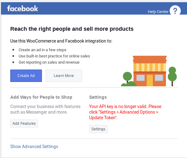 facebookwoocommerceissue