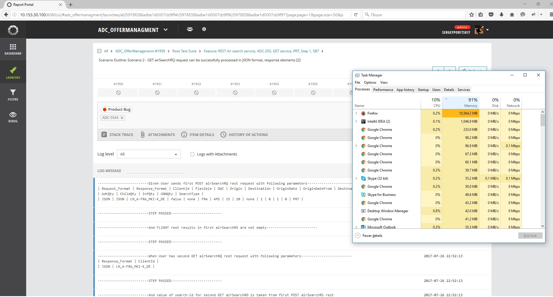 Memory leak when loading report page · Issue #199 · reportportal ...