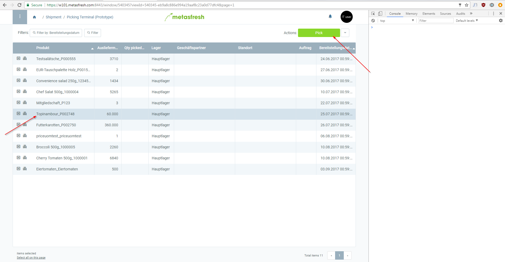 filtering is not working in picking · Issue #1172 · metasfresh ...