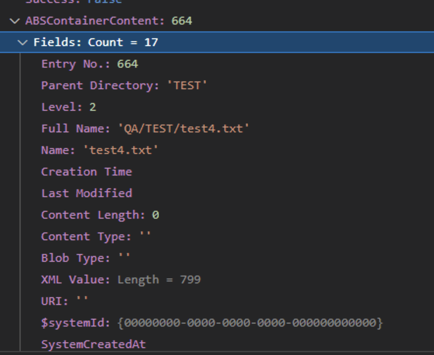 Azure blob list not returning Content Length in ABS Container Content ...