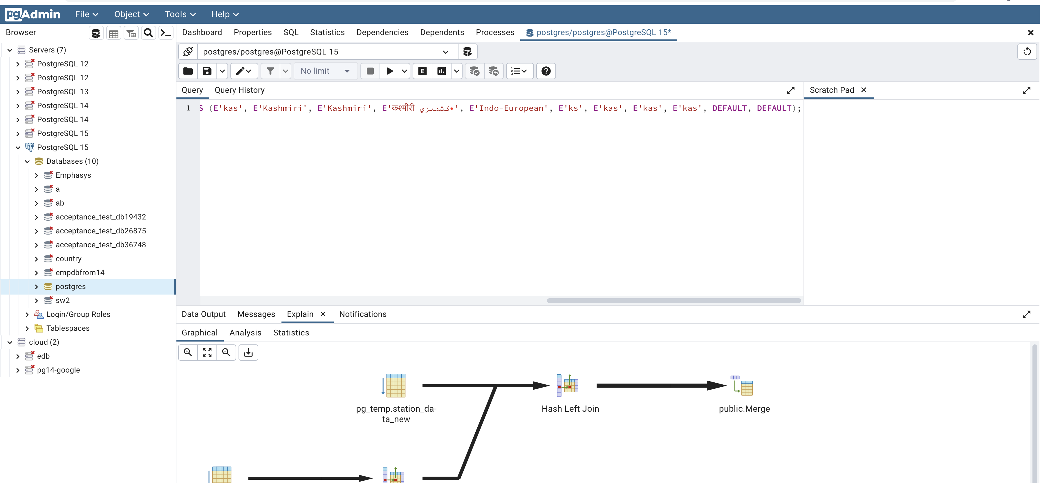 Query Tool > Query Panel > Paste > Trojan Source Warning > Text Not ...
