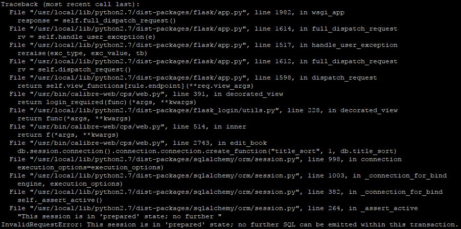 [BUG] Edit Metadata crashes db-engine · Issue #379 · janeczku/calibre ...