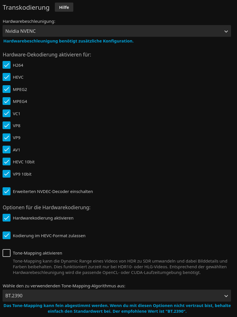 Hardware acceleration for 4K · jellyfin jellyfin · Discussion 9774