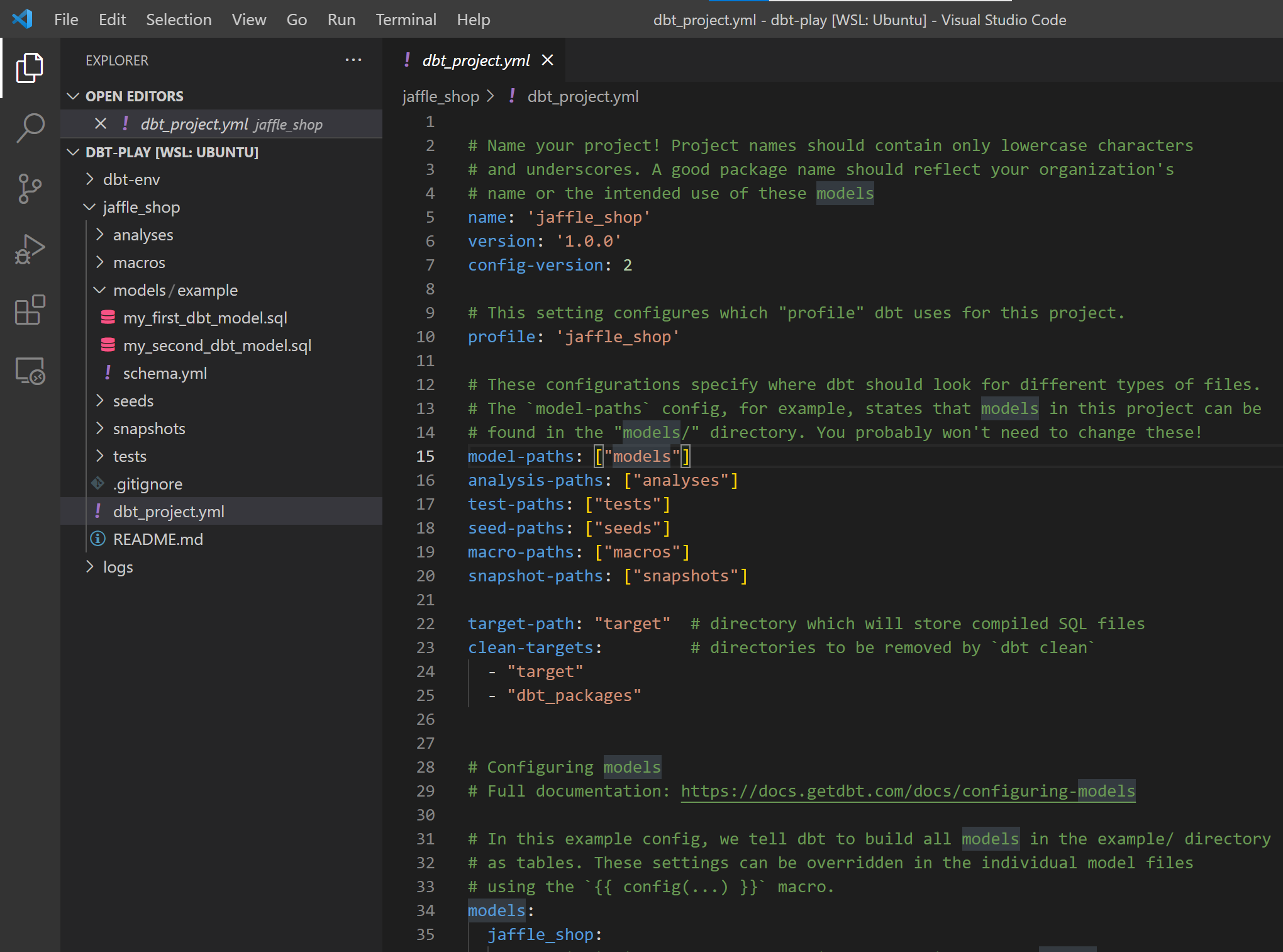 Getting Started - Unneccessary step to replace default values · Issue ...
