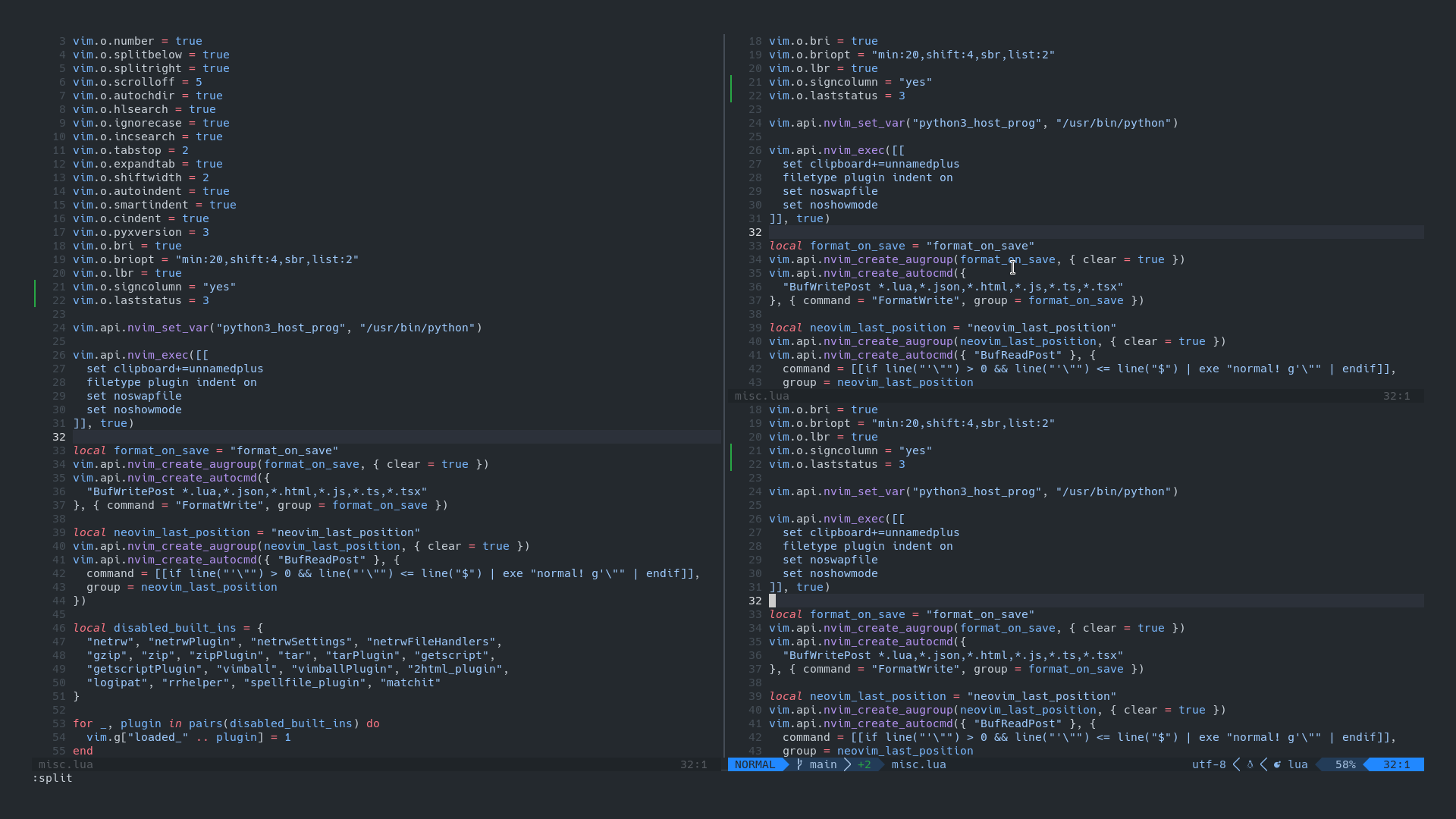 Feat: global statusline support · Issue #611 · nvim-lualine/lualine ...