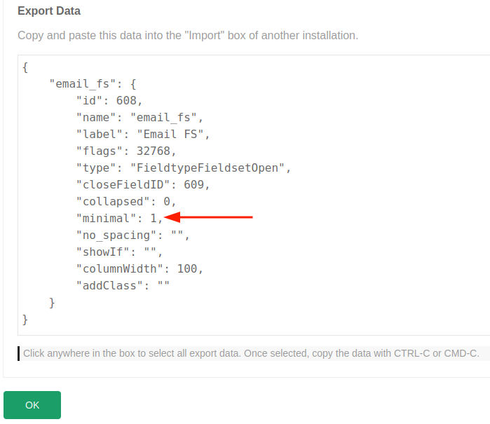 Extended field values incorrectly exported · Issue #1638 · processwire ...