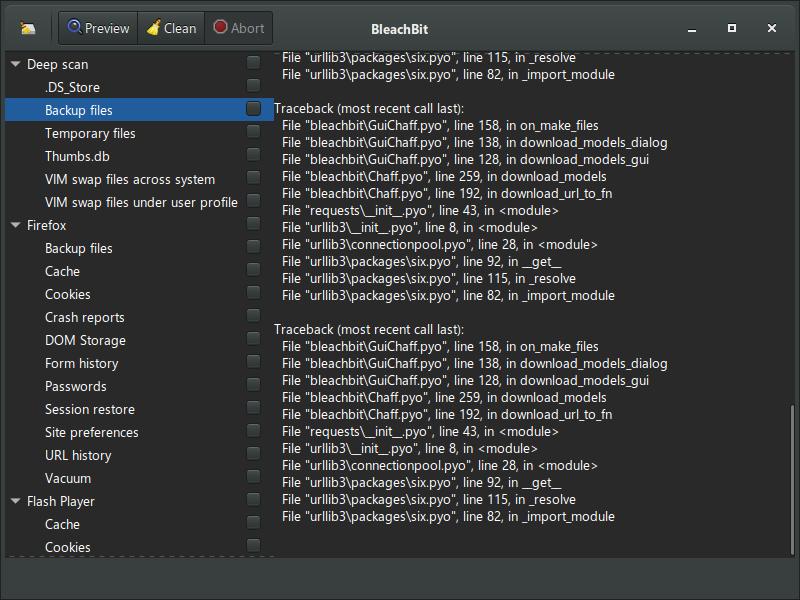 Error generating chaff decoy · Issue 1066 · bleachbit/bleachbit · GitHub