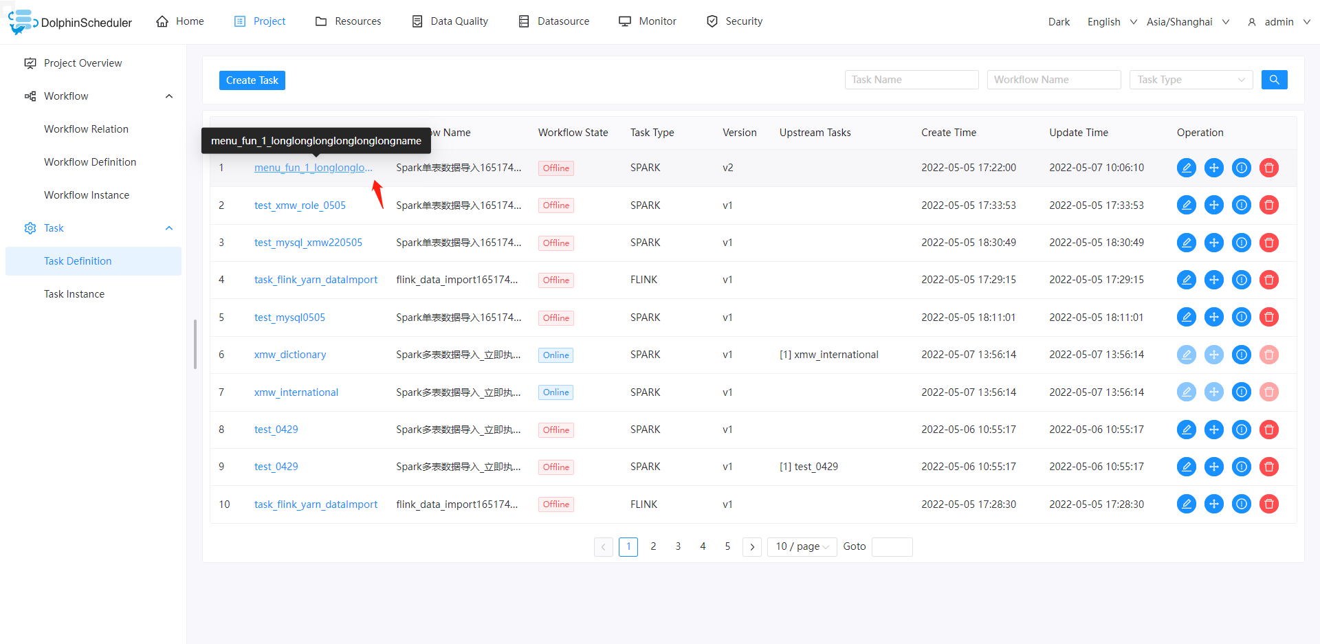 project-task-definition