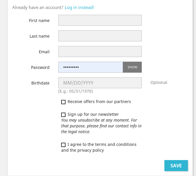Remove fields from the registration form · Issue #15467 · PrestaShop ...